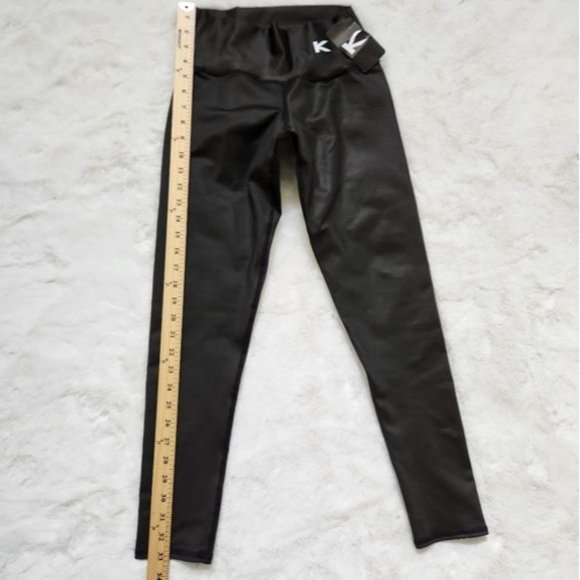 Kirios Black gloss Colombian Leggings, size One Size - Picture 5 of 11